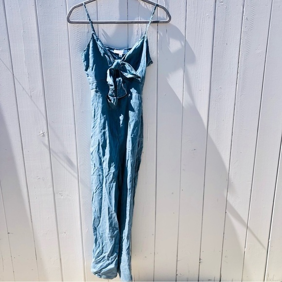 Intermix Tara Double Tie Open Detail Jumpsuit size 4 NWT - Picture 2 of 8
